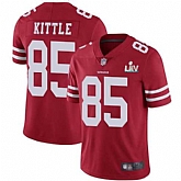 Youth Nike 49ers 85 George Kittle Red 2020 Super Bowl LIV Vapor Untouchable Limited Jersey,baseball caps,new era cap wholesale,wholesale hats